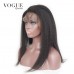 360 Lace frontal Wig Kinky Straight Human Virgin Hair,150 Density Human Hair Wigs For Black Women
